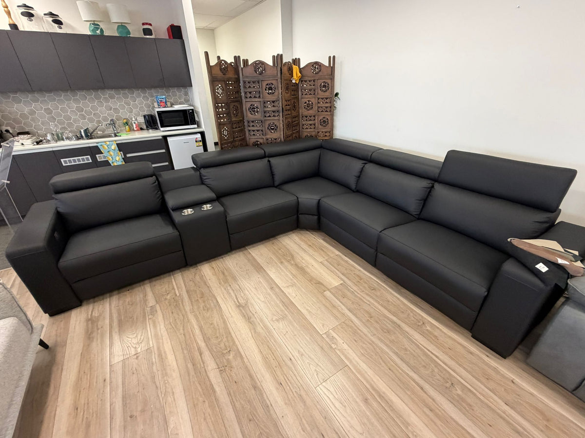 Tripoli leather electric recliner