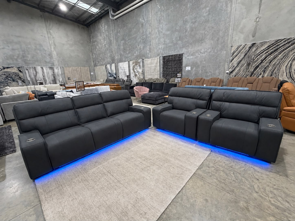 Sicily electric recliner set 3+1+1