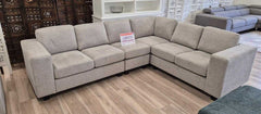 Silver Fabric Non-Recliner Sofa for Sale in Australia